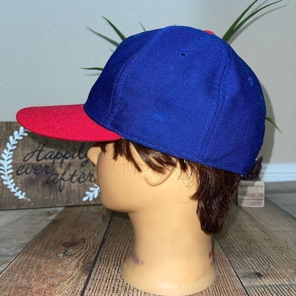 VTG Chicago Cubs New Era 5950 Size 7 Wool Hat Diamond Collection USA Tags - Picture 2 of 11